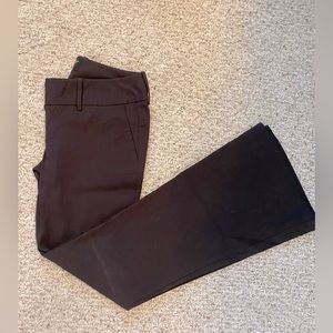 The Limited dark brown Drew pant, sz 6L